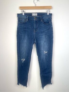 Free People high rise Blue Cropped Jeans size W29